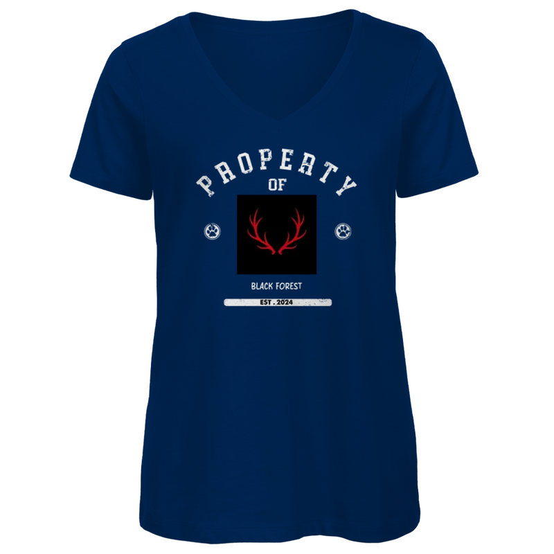 Damen Premium Bio V-Neck T-Shirt Noxraw