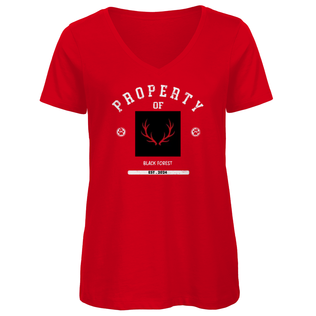 Damen Premium Bio V-Neck T-Shirt Noxraw
