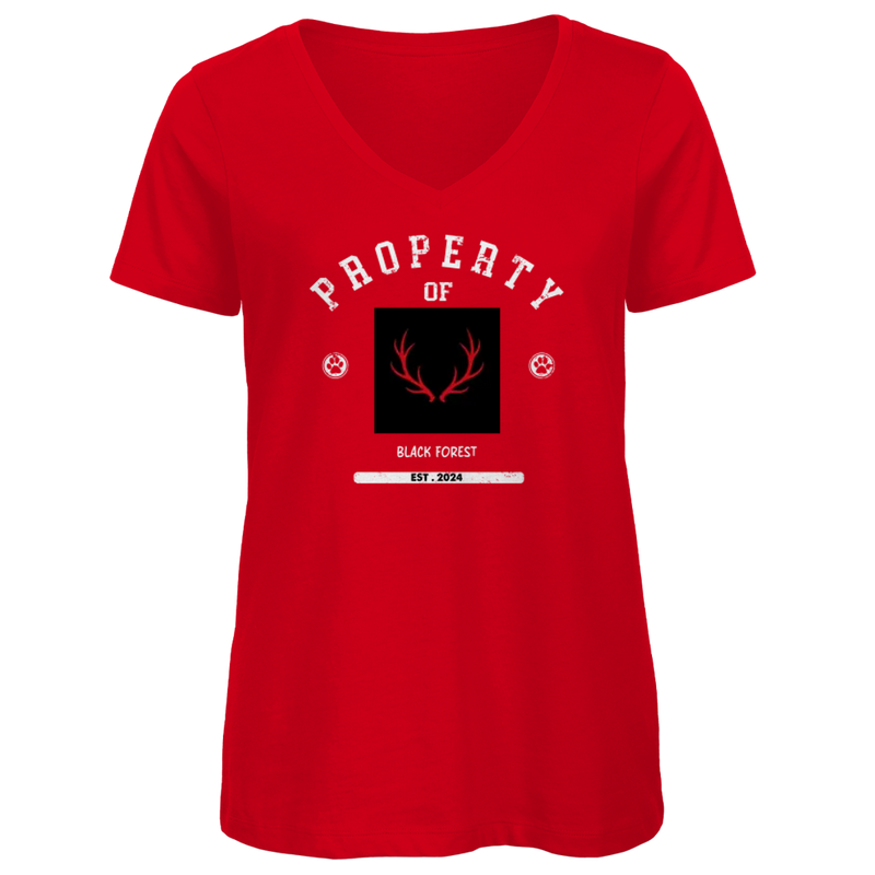 Damen Premium Bio V-Neck T-Shirt Noxraw