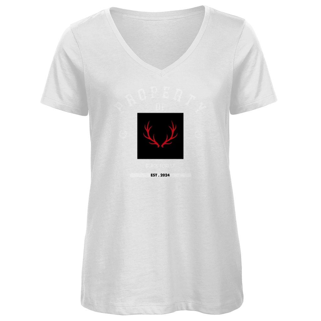 Damen Premium Bio V-Neck T-Shirt Noxraw