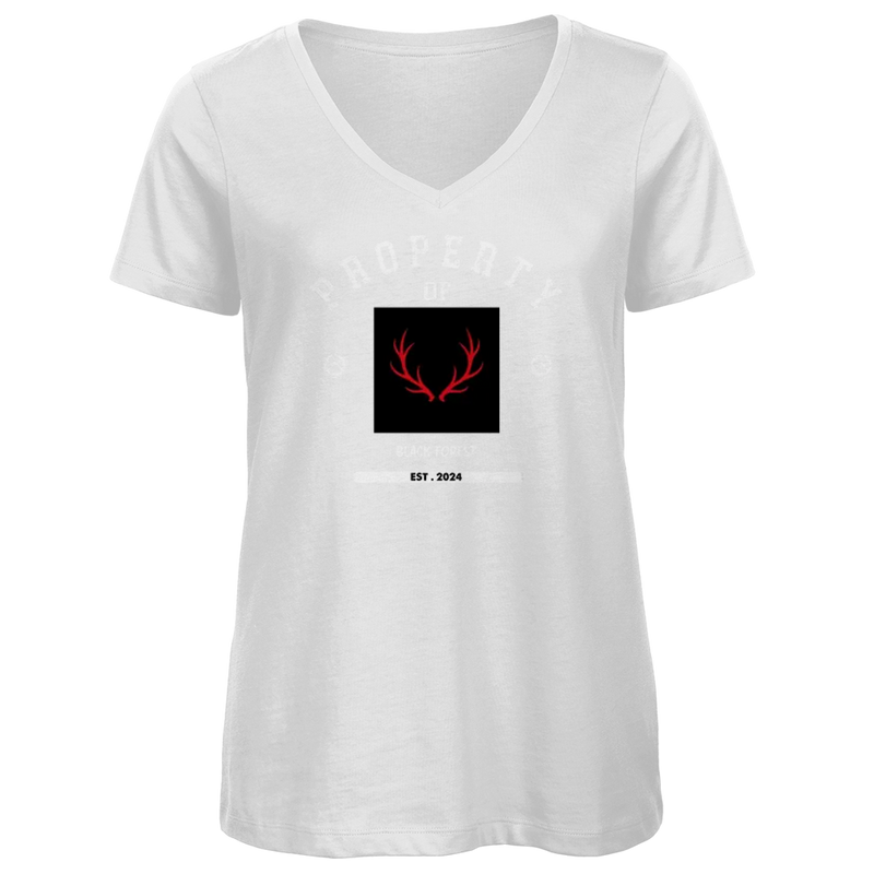 Damen Premium Bio V-Neck T-Shirt Noxraw