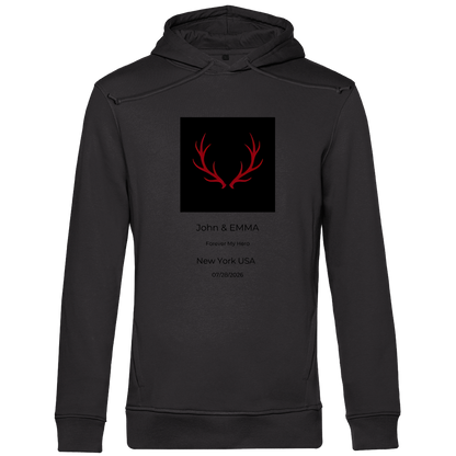 Personalisierter Herren Premium Bio Hoodie