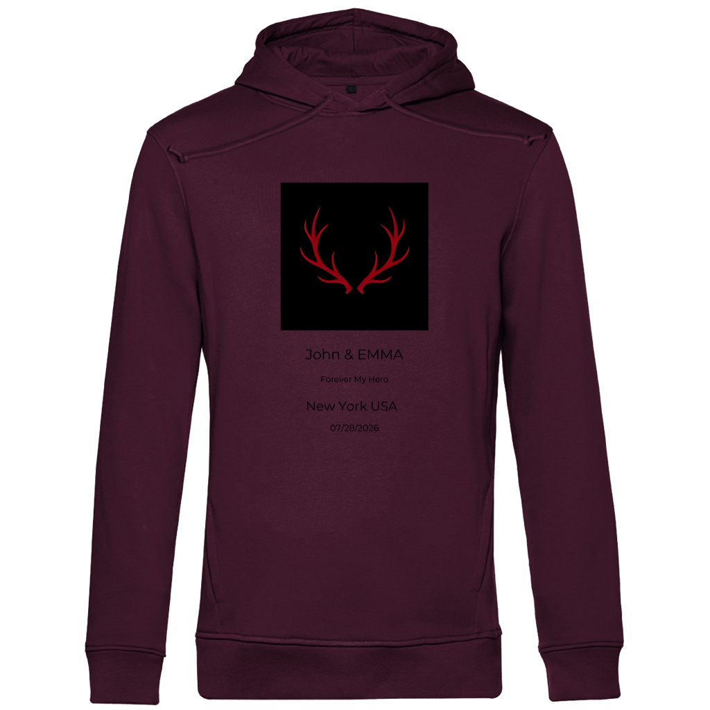 Herren Premium Bio Hoodie Noxraw