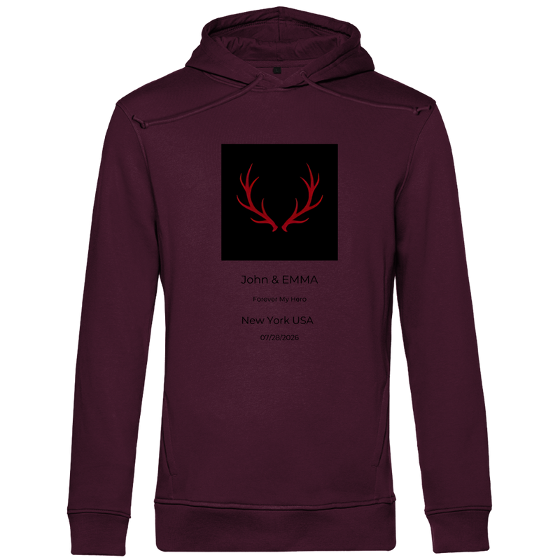 Herren Premium Bio Hoodie Noxraw