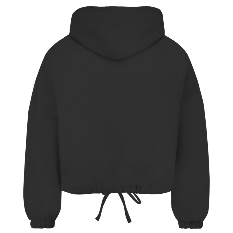Damen Cropped Oversize Hoodie Noxraw