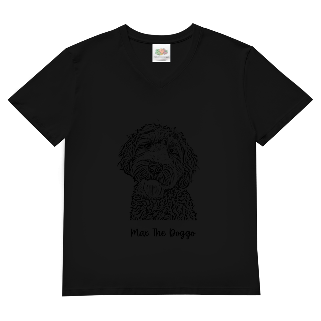 Herren Basic V-Neck T-Shirt Noxraw