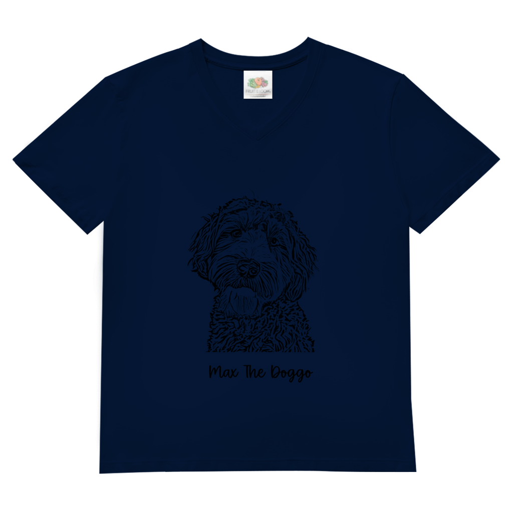 Herren Basic V-Neck T-Shirt Noxraw