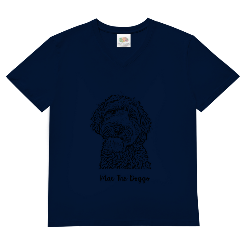 Herren Basic V-Neck T-Shirt Noxraw
