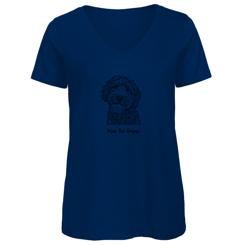 Damen Premium Bio V-Neck T-Shirt Noxraw