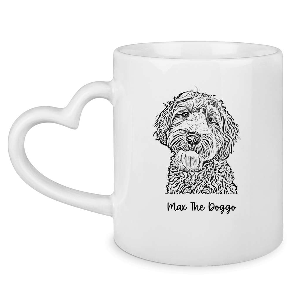 Tasse mit Herzhenkel Noxraw