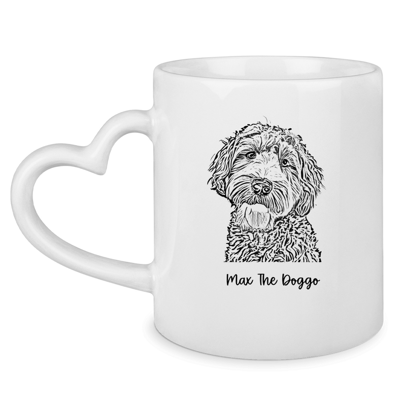 Tasse mit Herzhenkel Noxraw