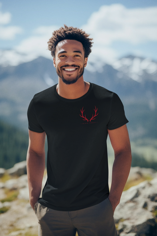 Black Forest Antlers T-Shirt Noxraw