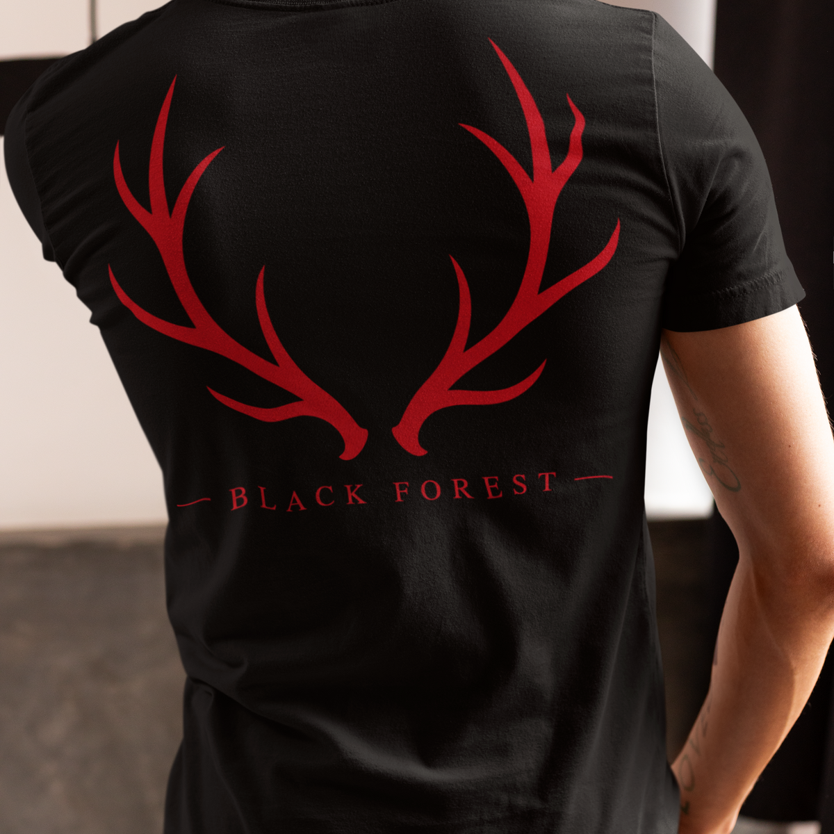 Black Forest Antlers T-Shirt Noxraw